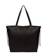 'Bromley' Black Leather Tote Bag