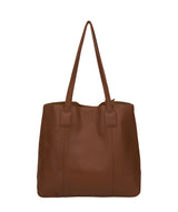 'Kingston' Tan Leather Tote Bag