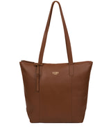 'Havering' Tan Leather Tote Bag