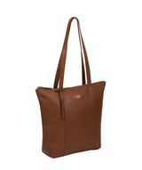 'Havering' Tan Leather Tote Bag