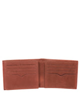 'Victor' Vintage Brick Leather Tri-Fold Wallet image 3