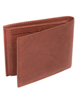'Victor' Vintage Brick Leather Tri-Fold Wallet image 5