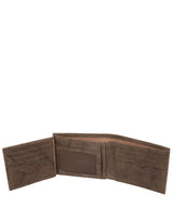 'Victor' Vintage Brown Leather Tri-Fold Wallet image 4