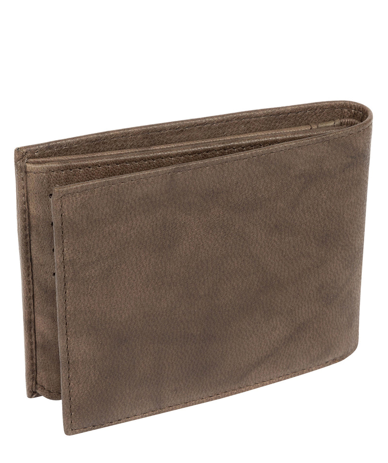 'Victor' Vintage Brown Leather Tri-Fold Wallet image 5