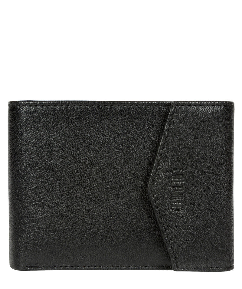 'Doyle' Black Leather Bi-Fold Wallet image 1