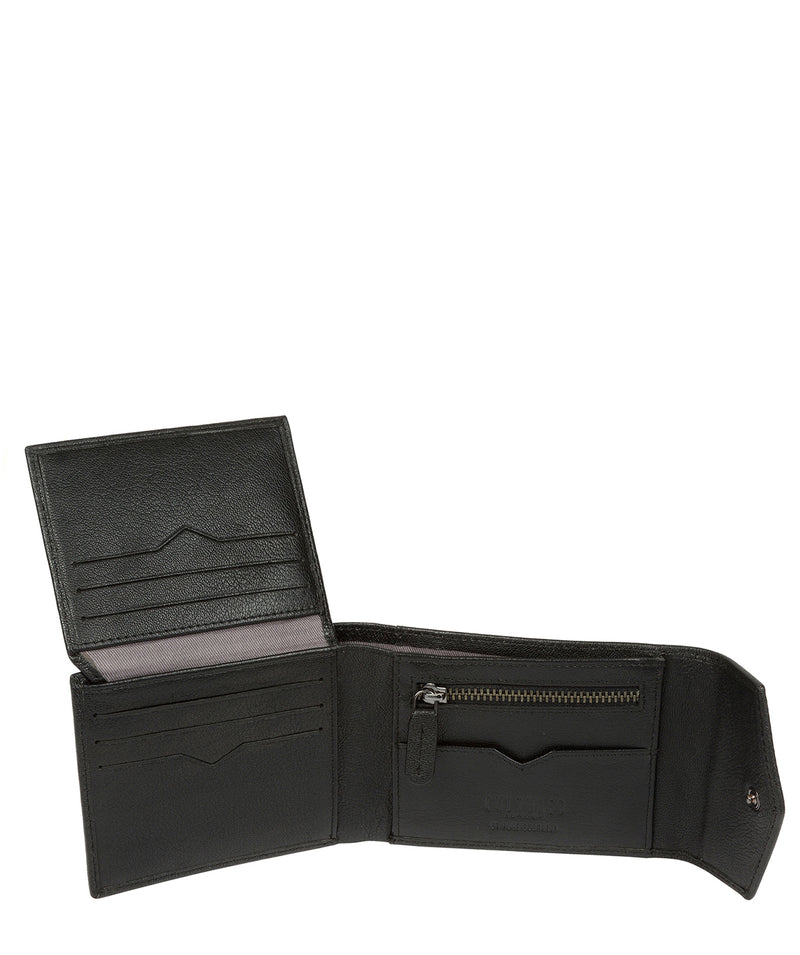 'Doyle' Black Leather Bi-Fold Wallet image 3