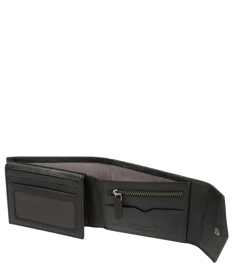 'Doyle' Black Leather Bi-Fold Wallet image 4