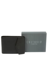 'Doyle' Black Leather Bi-Fold Wallet image 6