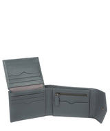 'Doyle' Gun Metal Leather Bi-Fold Wallet image 3