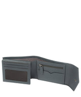 'Doyle' Gun Metal Leather Bi-Fold Wallet image 4