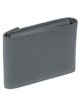 'Doyle' Gun Metal Leather Bi-Fold Wallet image 5
