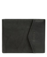 'Doyle' Vintage Black Leather Bi-Fold Wallet image 1