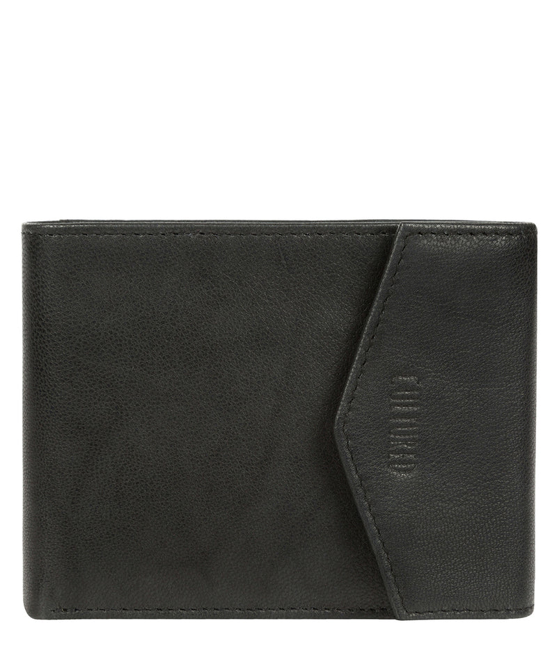 'Doyle' Vintage Black Leather Bi-Fold Wallet image 1