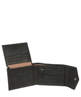 'Doyle' Vintage Black Leather Bi-Fold Wallet image 3