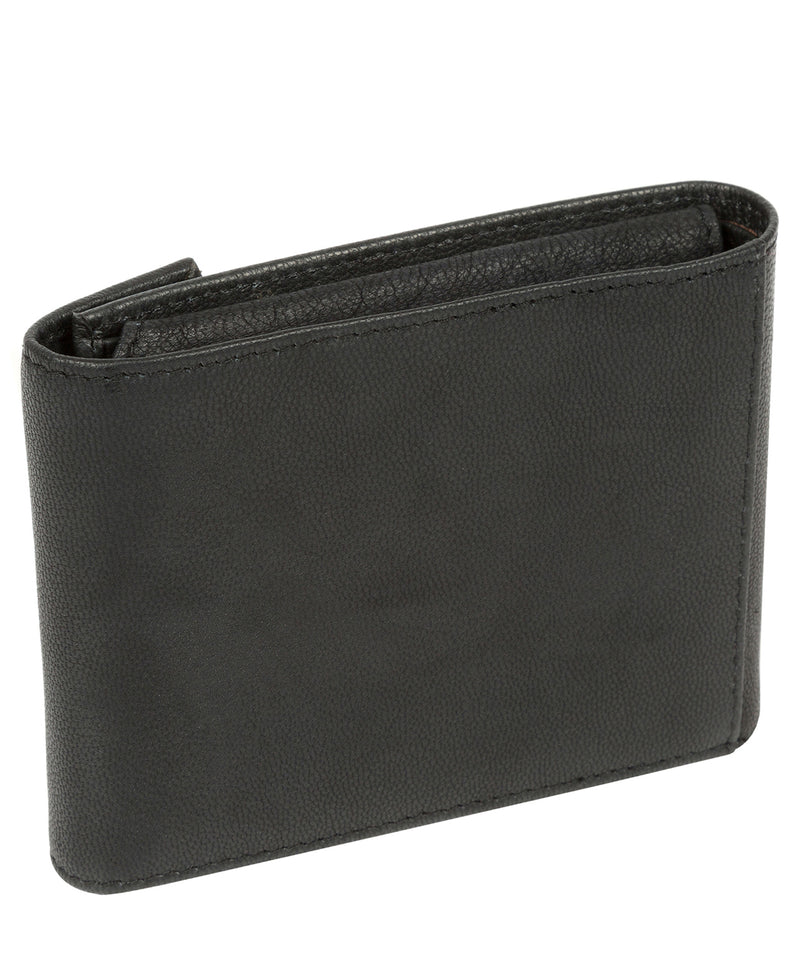 'Doyle' Vintage Black Leather Bi-Fold Wallet image 5