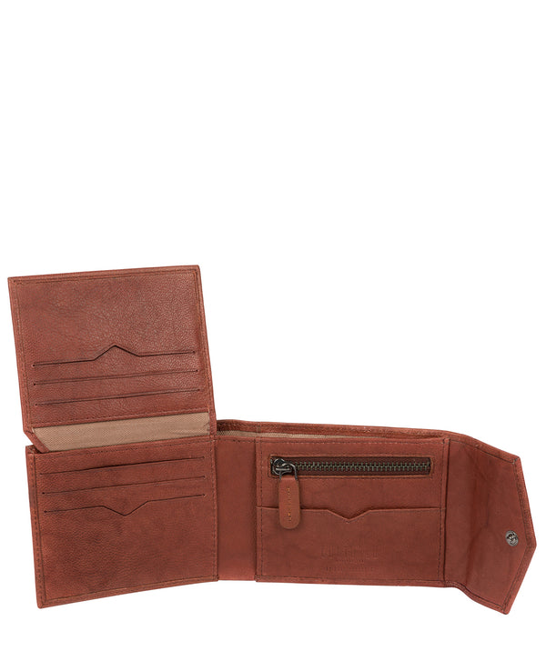 'Doyle' Vintage Brick Leather Bi-Fold Wallet image 3