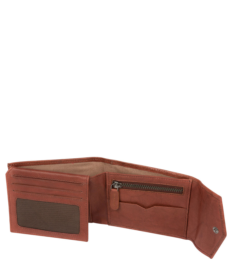 'Doyle' Vintage Brick Leather Bi-Fold Wallet image 4