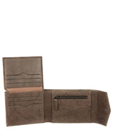 'Doyle' Vintage Brown Leather Bi-Fold Wallet image 3