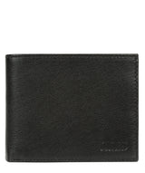 'Niall' Black Leather Tri-Fold Wallet image 1