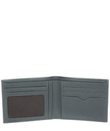 'Fabian' Gun Metal Leather Bi-Fold Wallet image 3