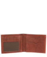 'Fabian' Vintage Brick Leather Bi-Fold Wallet image 3