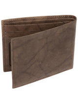 'Fabian' Vintage Brown Leather Bi-Fold Wallet image 5
