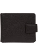 'Dean' Black Leather Bi-Fold Wallet