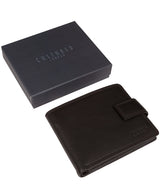 'Dean' Brown Leather Bi-Fold Wallet