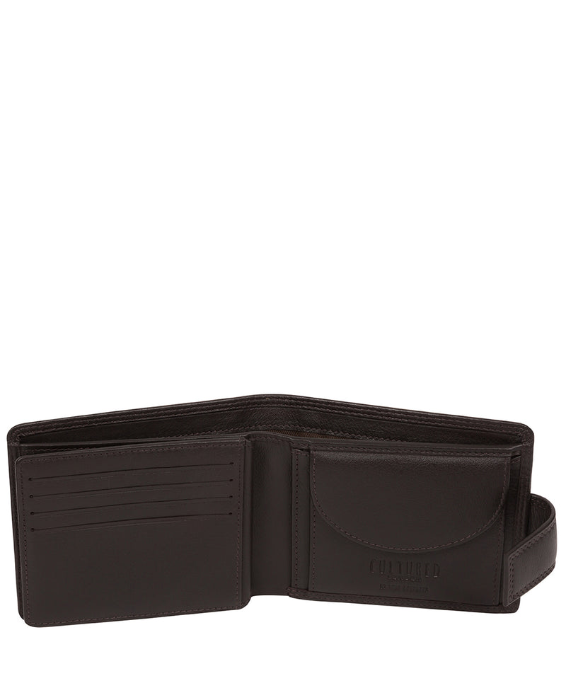 'Dean' Brown Leather Bi-Fold Wallet