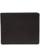 'Rory' Black Leather Bi-Fold Wallet