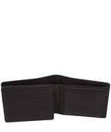 'Rory' Black Leather Bi-Fold Wallet