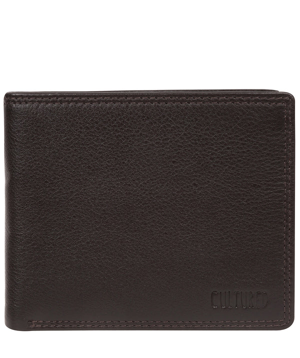 'Rory' Brown Leather Bi-Fold Wallet