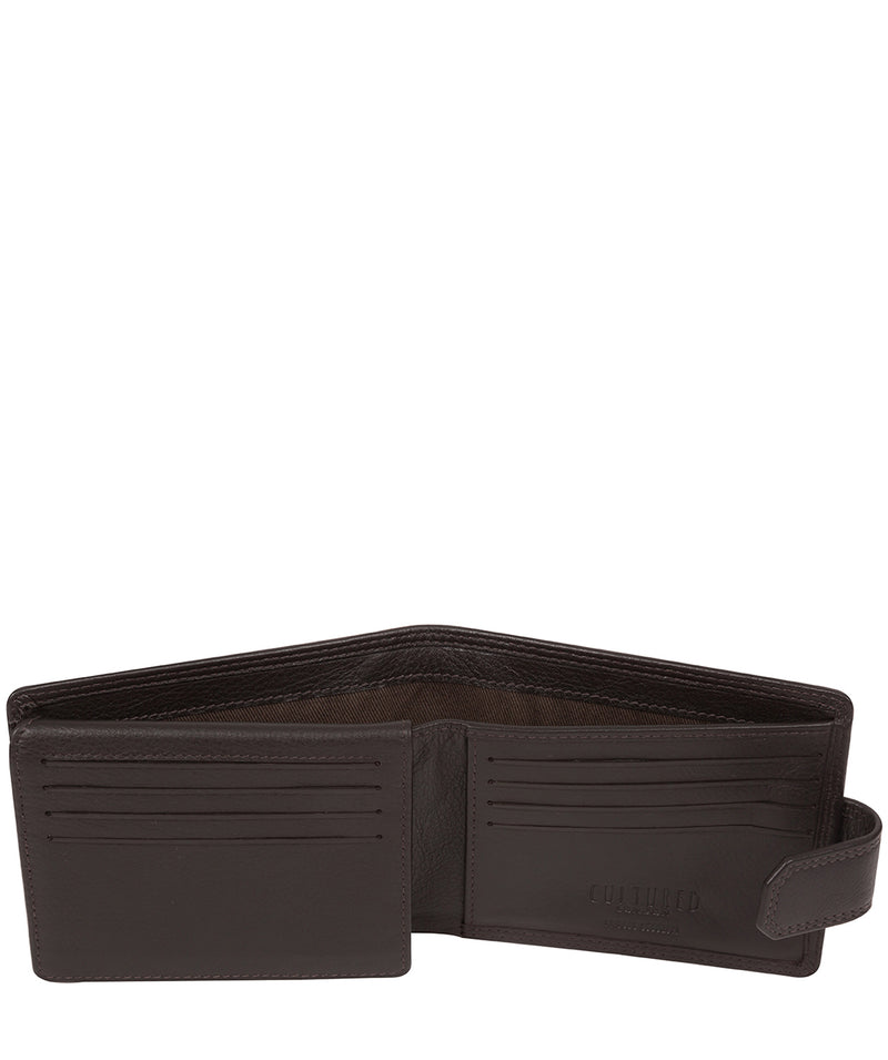 'Scott' Brown Leather Bi-Fold Wallet