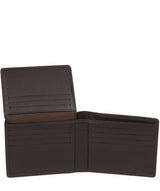 'Matt' Brown Leather Bi-Fold Wallet