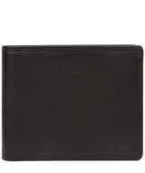 'Joe' Black Leather Bi-Fold Wallet