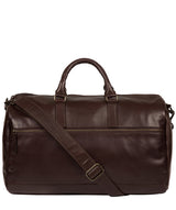 'Lucca' Italian-Inspired Espresso Leather Holdall image 1