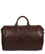 'Lucca' Italian-Inspired Espresso Leather Holdall image 3