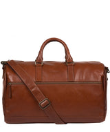 'Lucca' Italian-Inspired Umber Brown Leather Holdall image 1