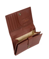 'Capri' Italian-Inspired Cognac Leather RFID Purse