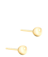 Gift Packaged 'Astraea' 9ct Yellow Gold Bead Earrings
