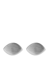 'Ancelina' Sterling Silver Petal Stud Earrings image 1