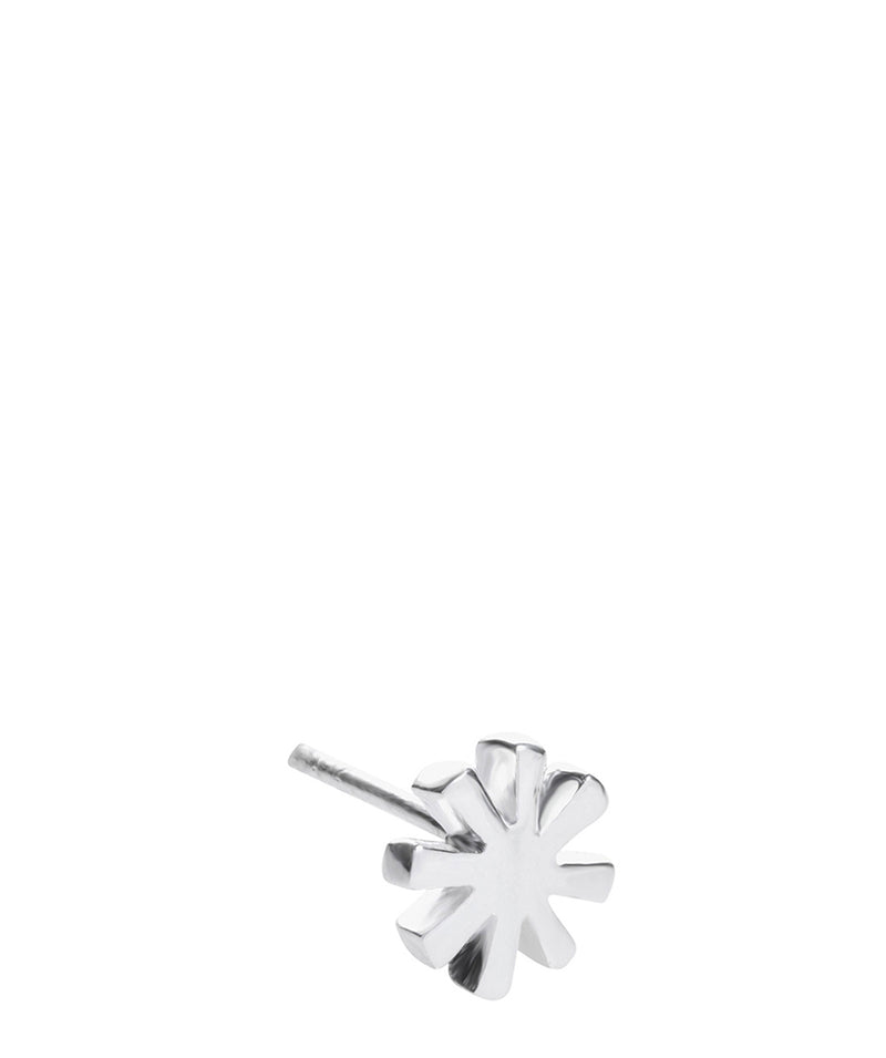 'Aleron' Sterling Silver Snowflake Earrings image 4
