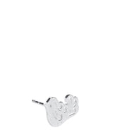 'Gyasi' Sterling Silver Dove Earrings Pure Luxuries London