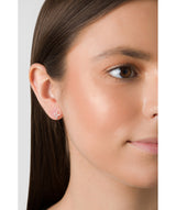 'Aiglentine' Sterling Silver Spark Stud Earrings image 2