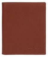'Potenza' Italian-Inspired Cognac Leather Card RFID Wallet
