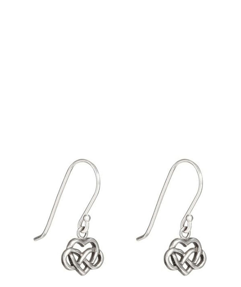 Gift Packaged 'Kyo' Sterling Silver Celtic Heart Earrings