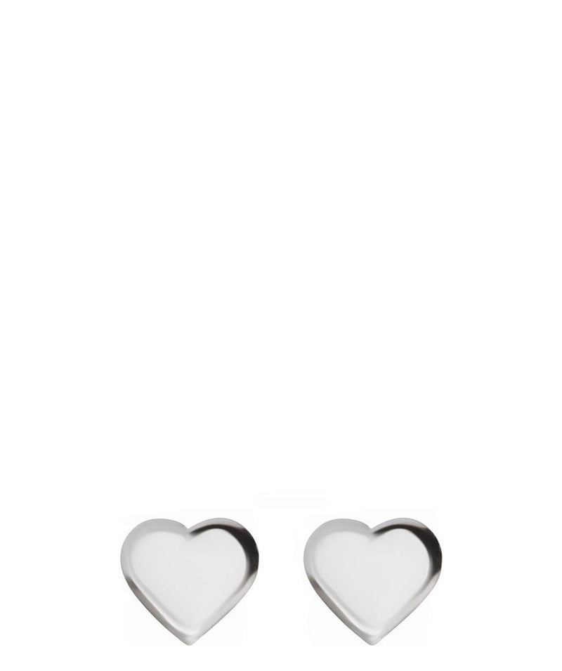 Gift Packaged 'Phawta' Sterling Silver Heart Stud Earrings