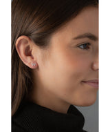 'Jane' Sterling Silver Bow Earrings image 2