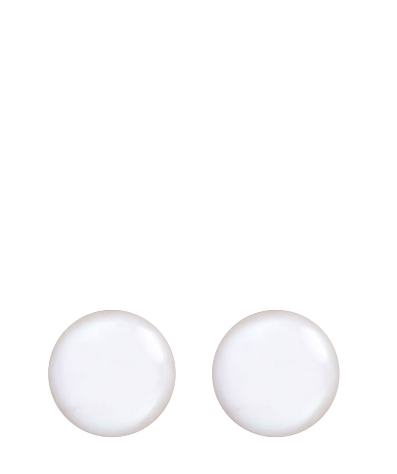 'Sahalie' Sterling Silver & Grey Freshwater Pearl Earrings image 1