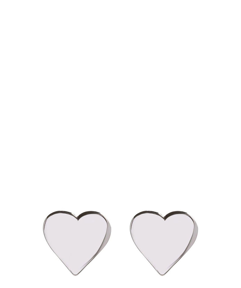 Gift Packaged 'Rinji' Sterling Silver Heart Earrings